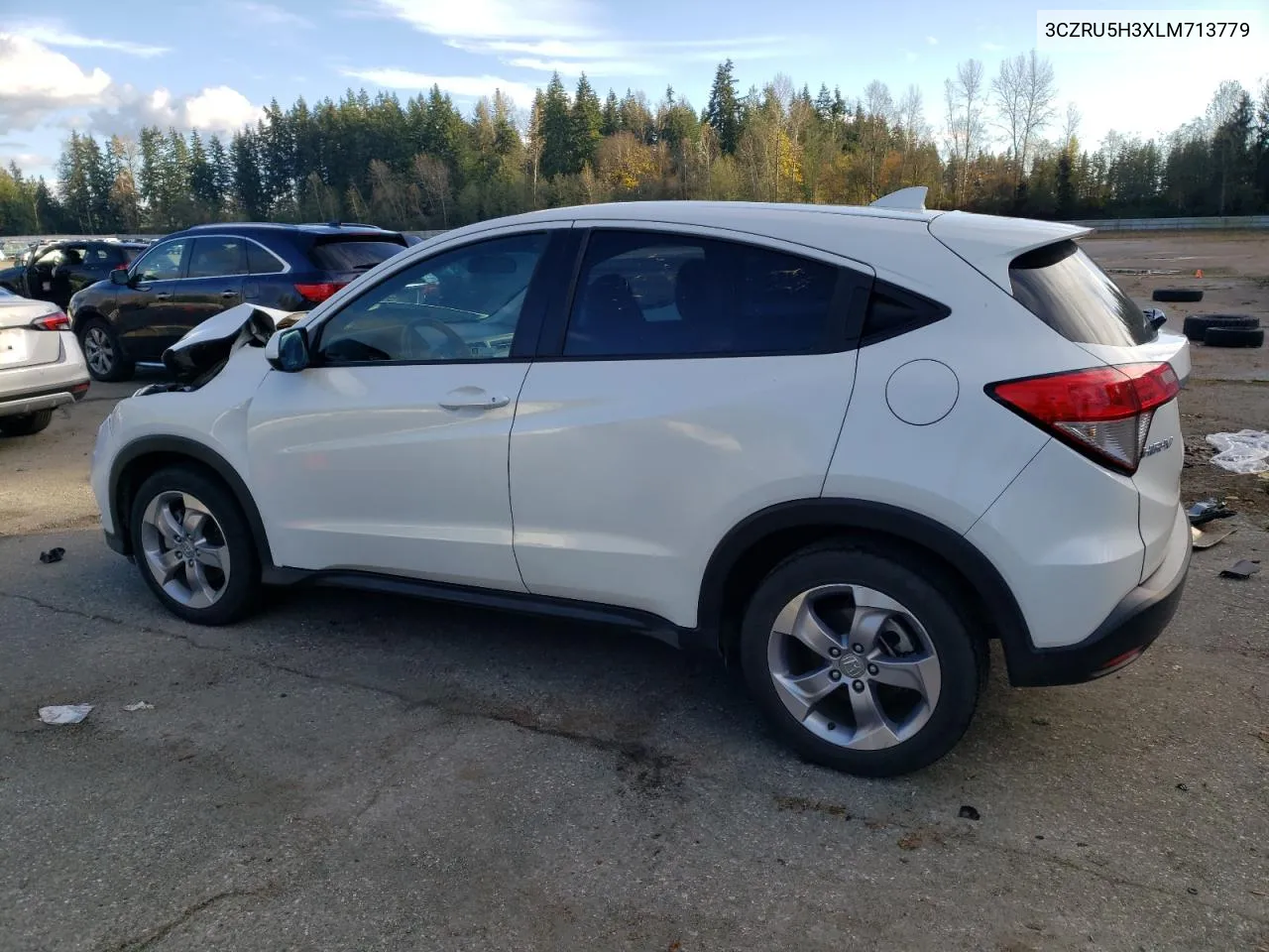 2020 Honda Hr-V Lx VIN: 3CZRU5H3XLM713779 Lot: 79577834