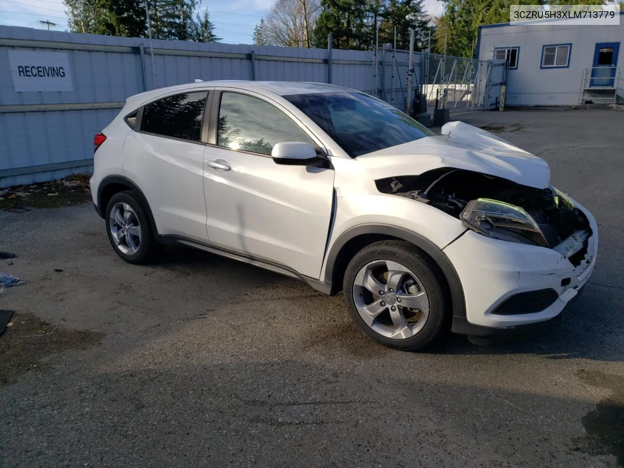 2020 Honda Hr-V Lx VIN: 3CZRU5H3XLM713779 Lot: 79577834