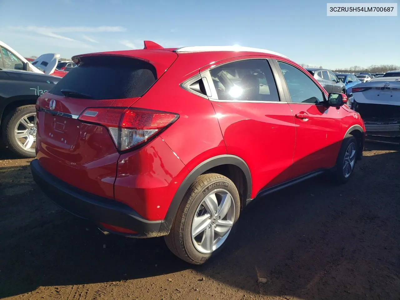 2020 Honda Hr-V Ex VIN: 3CZRU5H54LM700687 Lot: 79680714