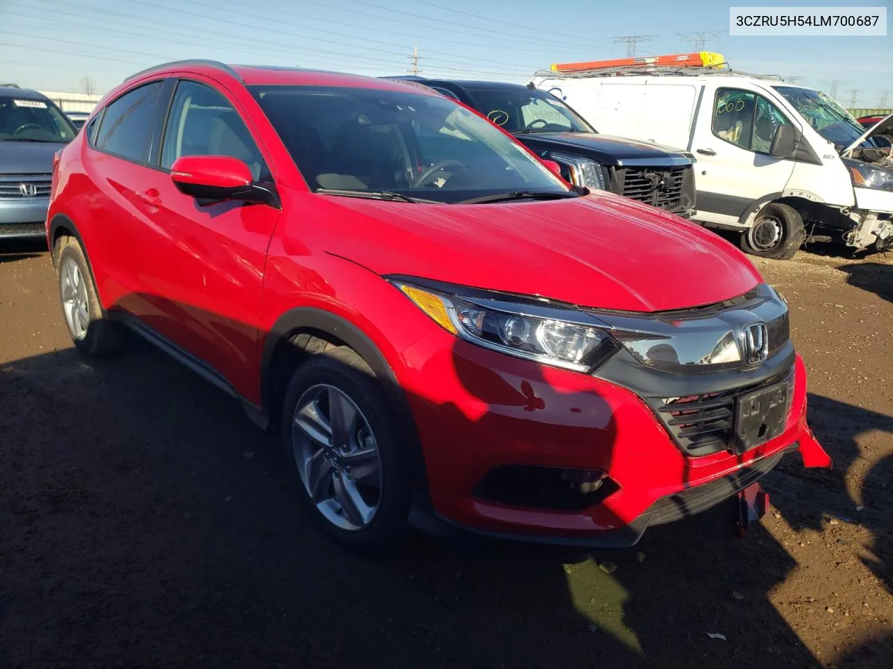 2020 Honda Hr-V Ex VIN: 3CZRU5H54LM700687 Lot: 79680714