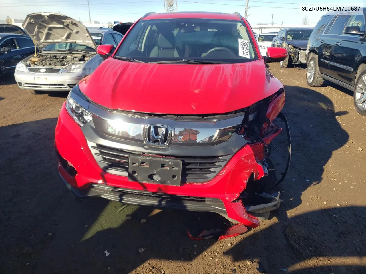 2020 Honda Hr-V Ex VIN: 3CZRU5H54LM700687 Lot: 79680714