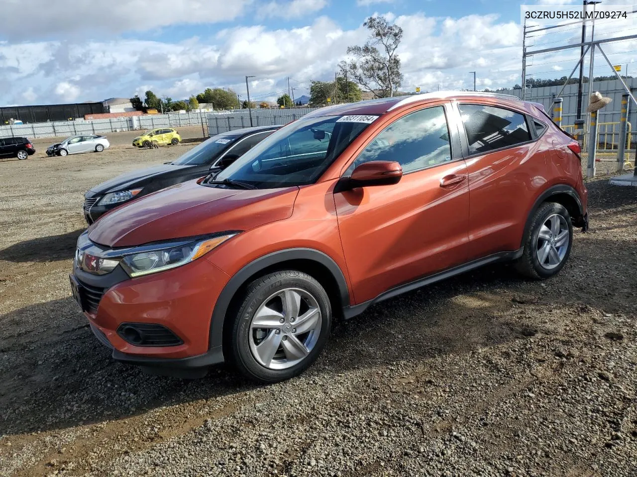 2020 Honda Hr-V Ex VIN: 3CZRU5H52LM709274 Lot: 80311054