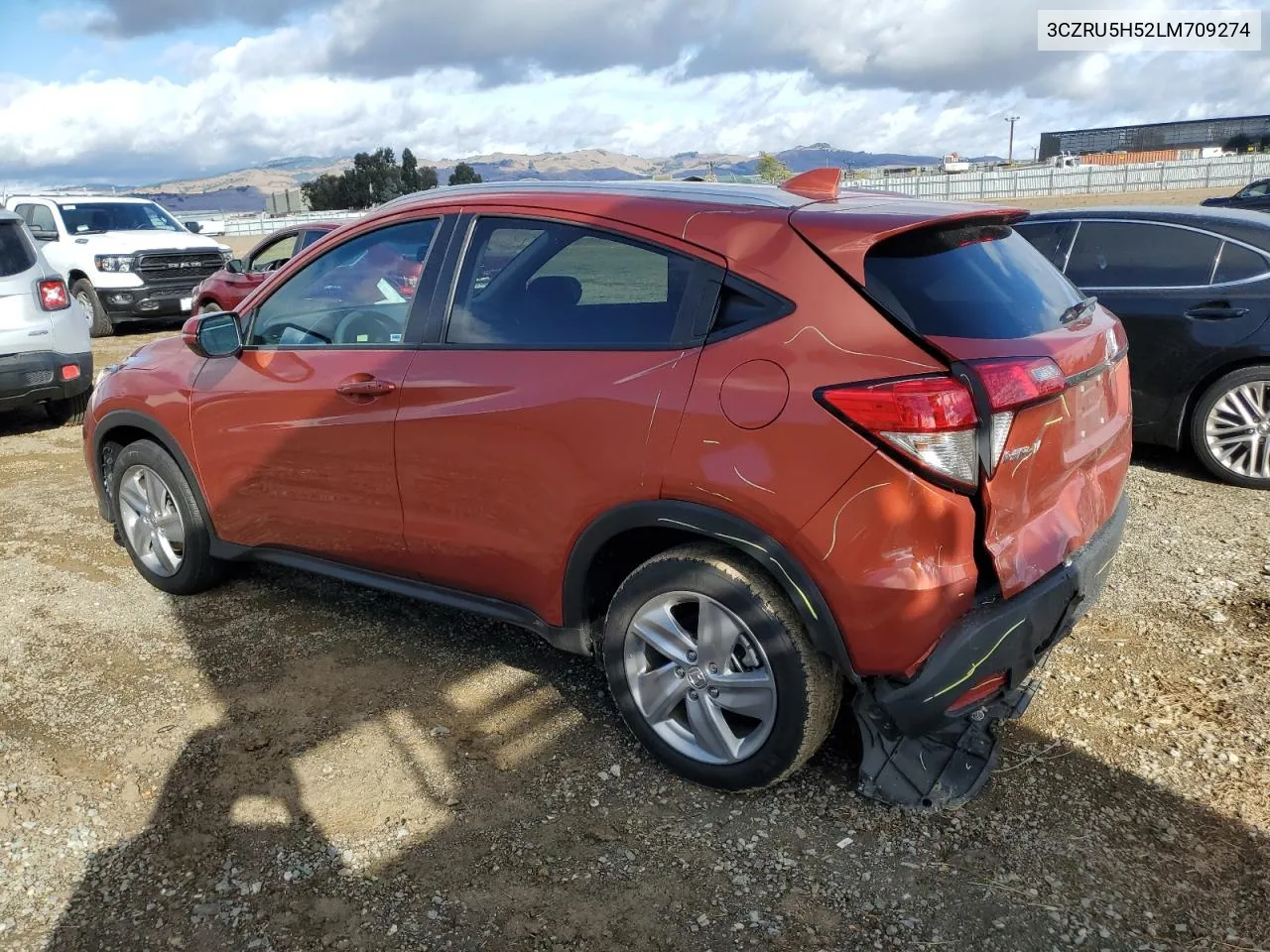 2020 Honda Hr-V Ex VIN: 3CZRU5H52LM709274 Lot: 80311054