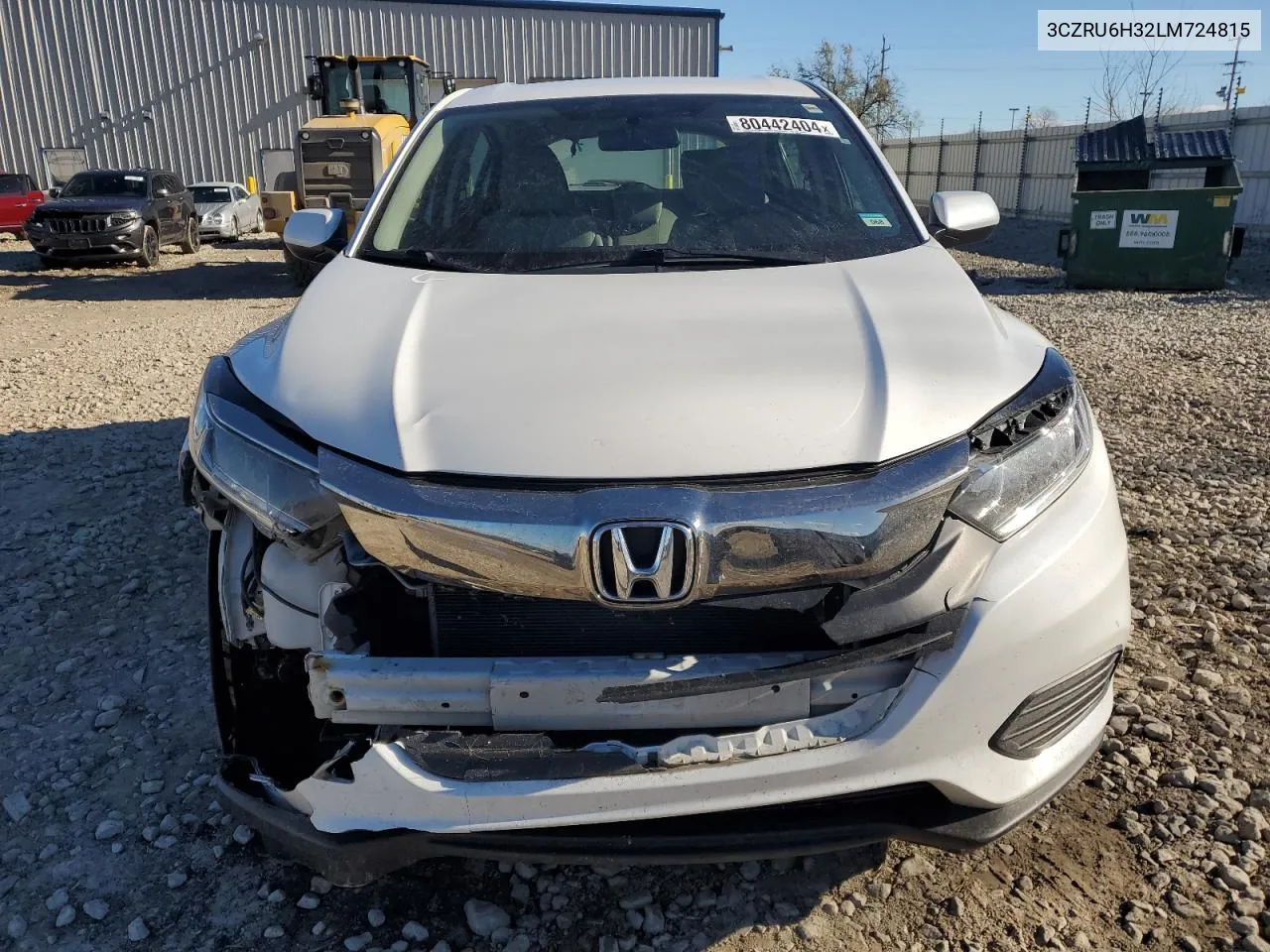 2020 Honda Hr-V Lx VIN: 3CZRU6H32LM724815 Lot: 80442404