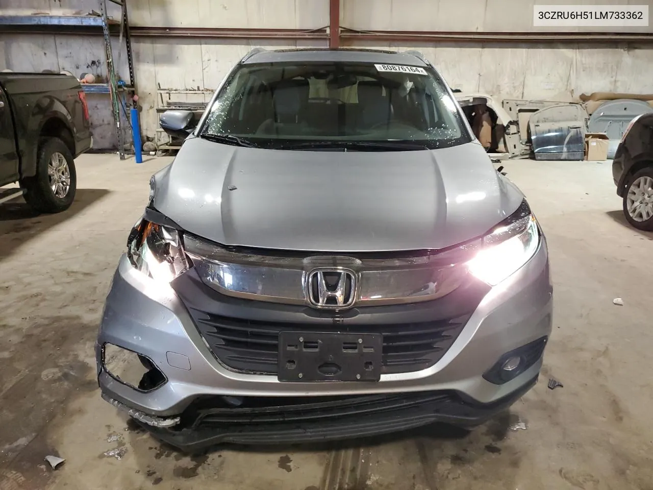 2020 Honda Hr-V Ex VIN: 3CZRU6H51LM733362 Lot: 80876164