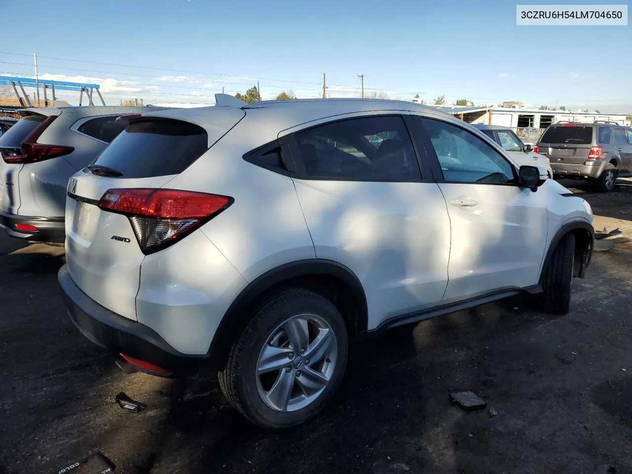 2020 Honda Hr-V Ex VIN: 3CZRU6H54LM704650 Lot: 81346294