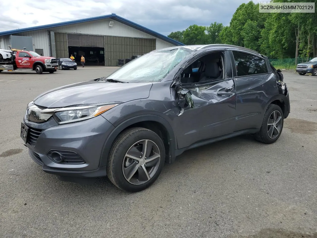 2021 Honda Hr-V Ex VIN: 3CZRU6H53MM702129 Lot: 58635754