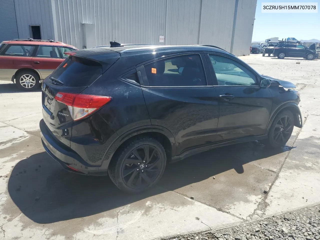 3CZRU5H15MM707078 2021 Honda Hr-V Sport