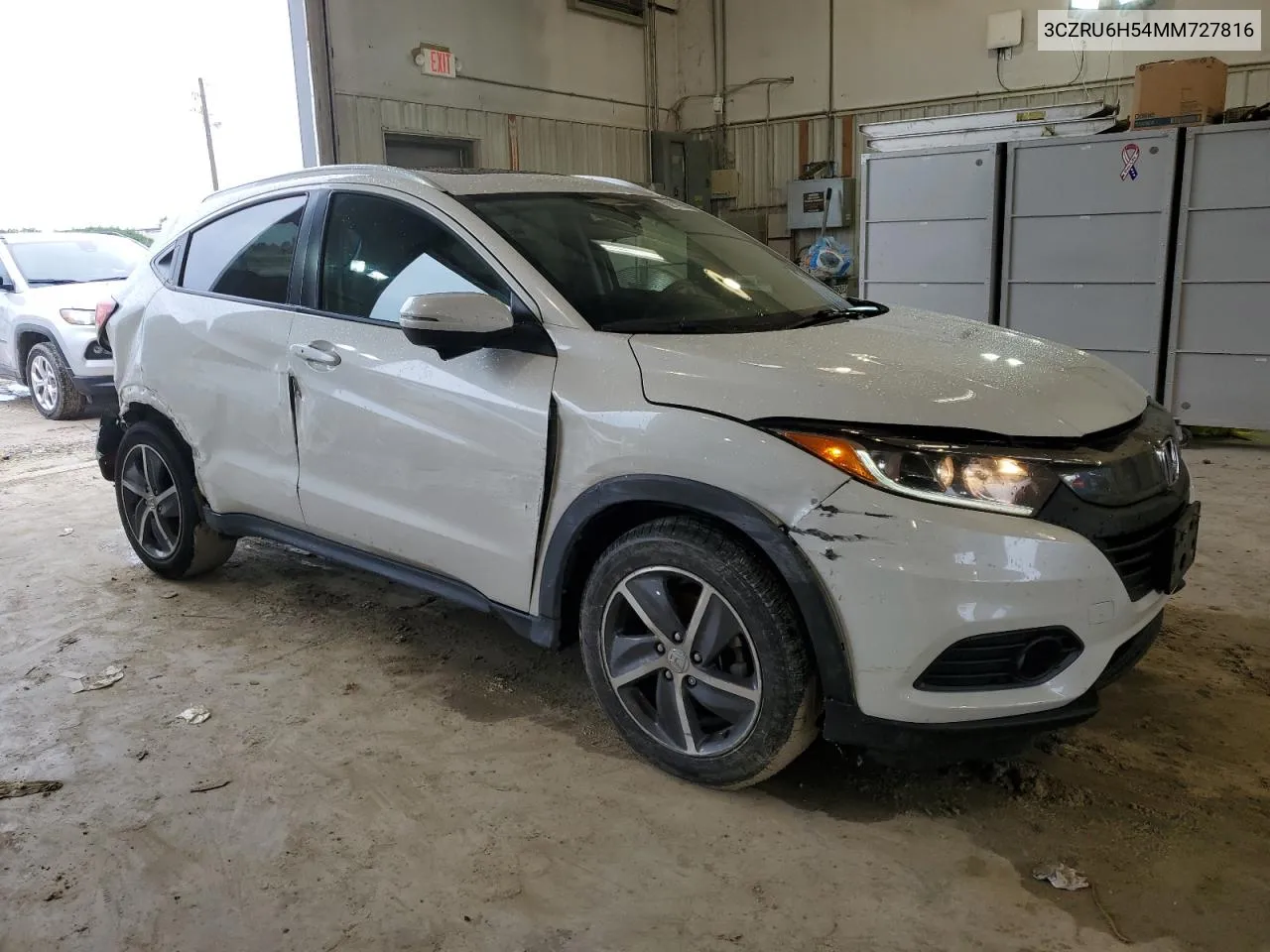 2021 Honda Hr-V Ex VIN: 3CZRU6H54MM727816 Lot: 62148974