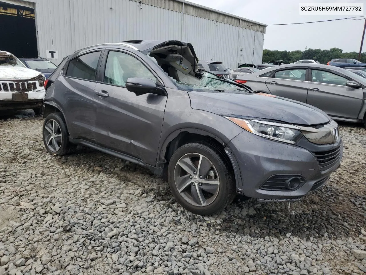 2021 Honda Hr-V Ex VIN: 3CZRU6H59MM727732 Lot: 64502454