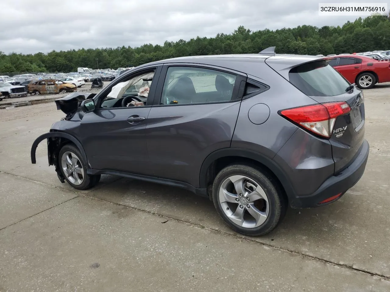 2021 Honda Hr-V Lx VIN: 3CZRU6H31MM756916 Lot: 66282774