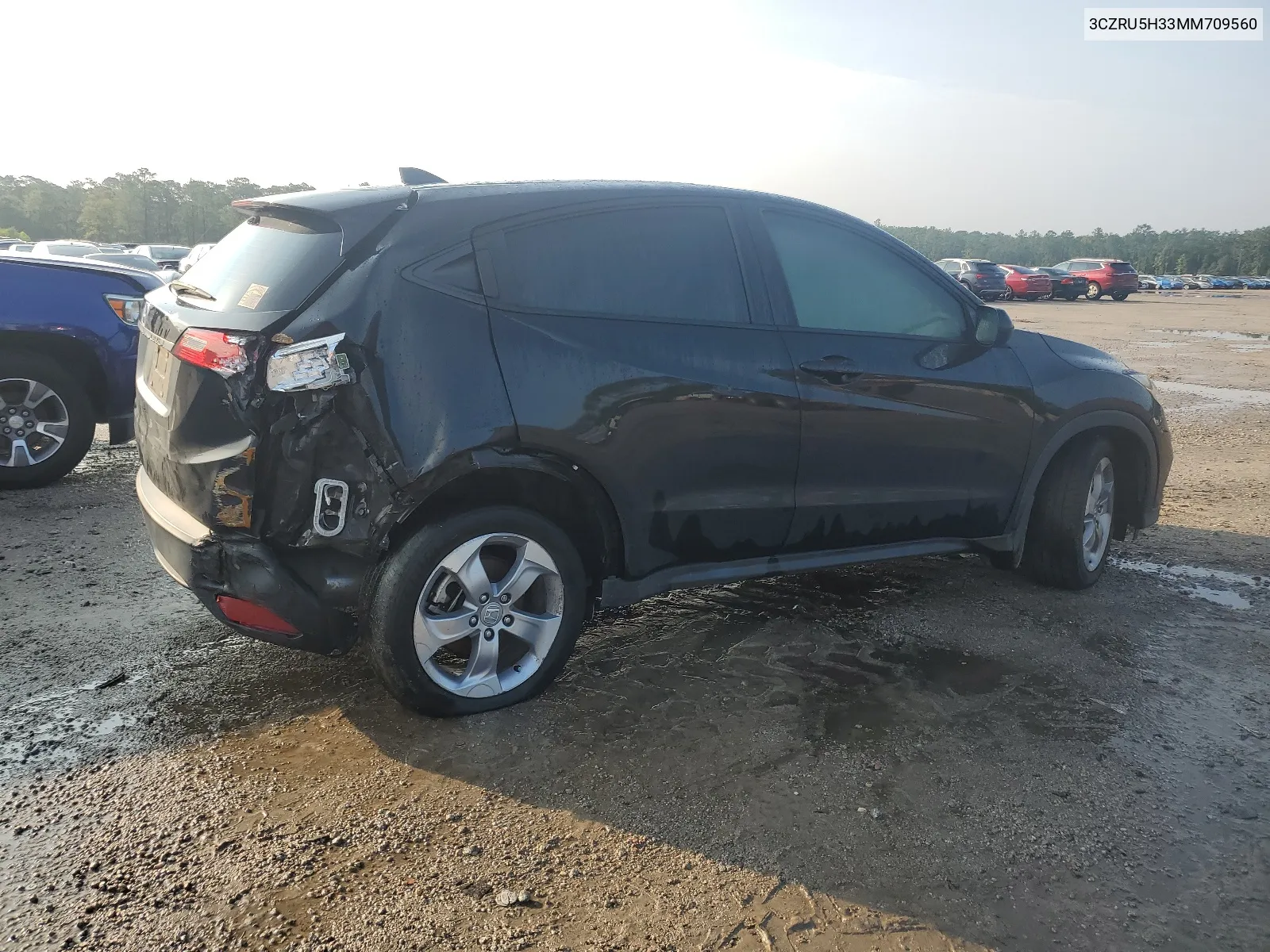 2021 Honda Hr-V Lx VIN: 3CZRU5H33MM709560 Lot: 66621974