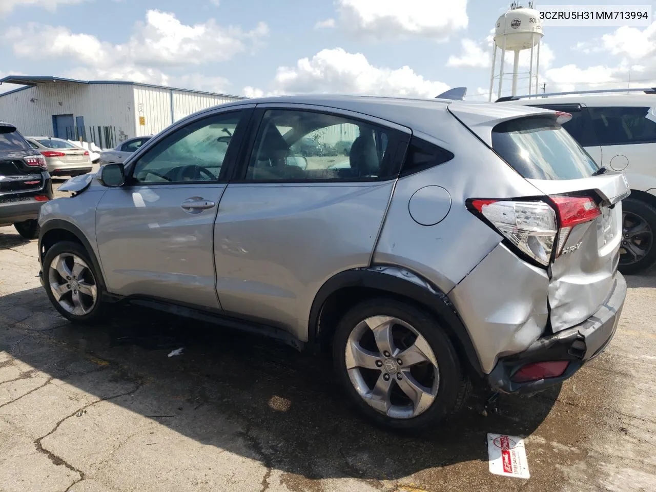 2021 Honda Hr-V Lx VIN: 3CZRU5H31MM713994 Lot: 66838254