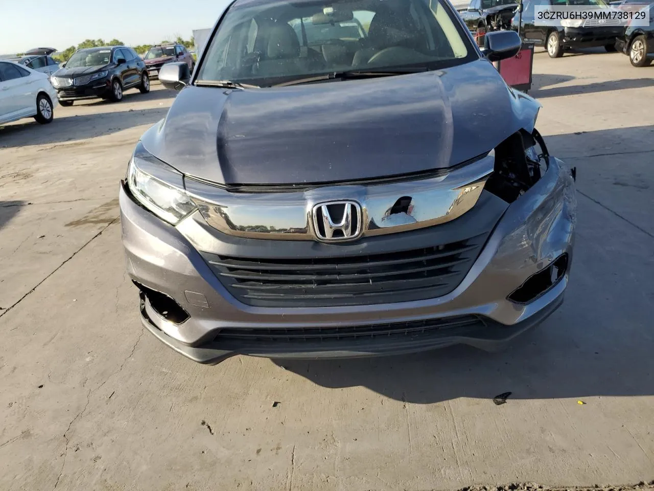 2021 Honda Hr-V Lx VIN: 3CZRU6H39MM738129 Lot: 66961094