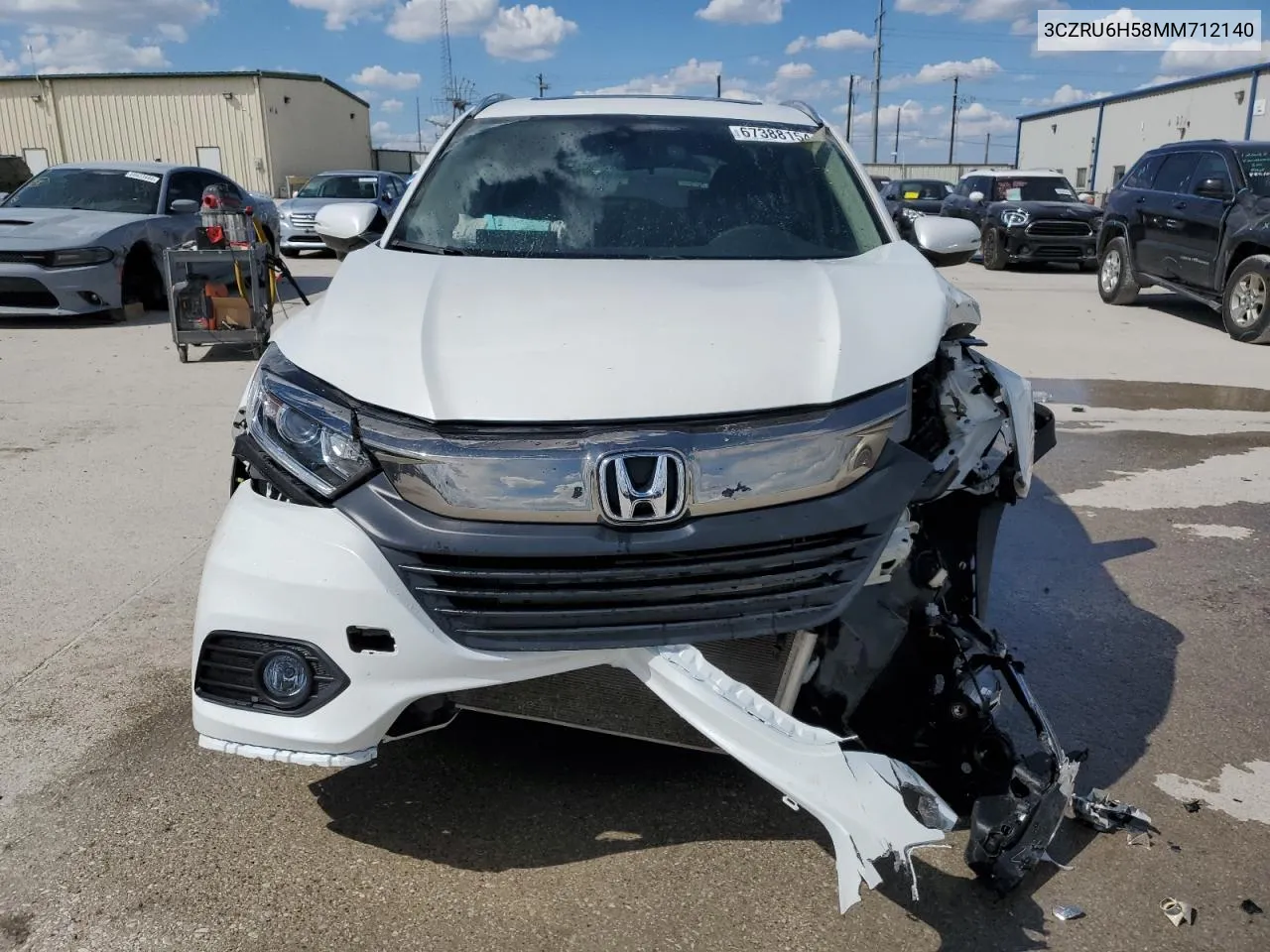 2021 Honda Hr-V Ex VIN: 3CZRU6H58MM712140 Lot: 67388154