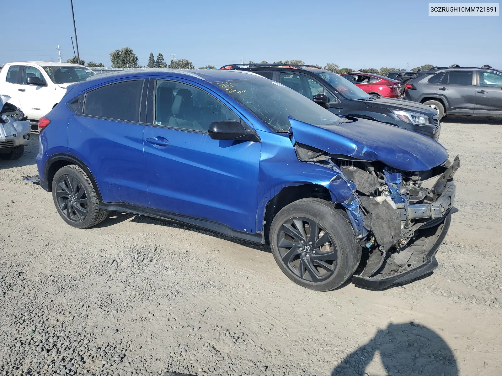 2021 Honda Hr-V Sport VIN: 3CZRU5H10MM721891 Lot: 67500734