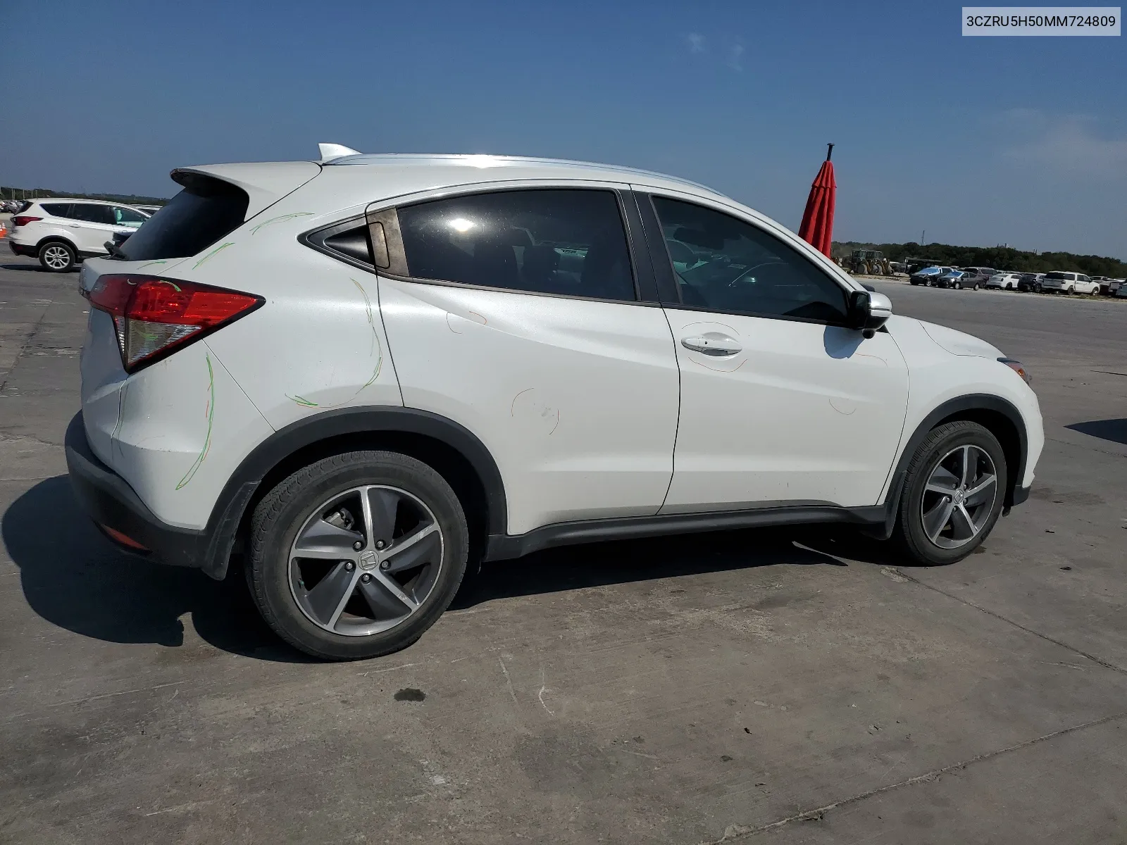 2021 Honda Hr-V Ex VIN: 3CZRU5H50MM724809 Lot: 68041464