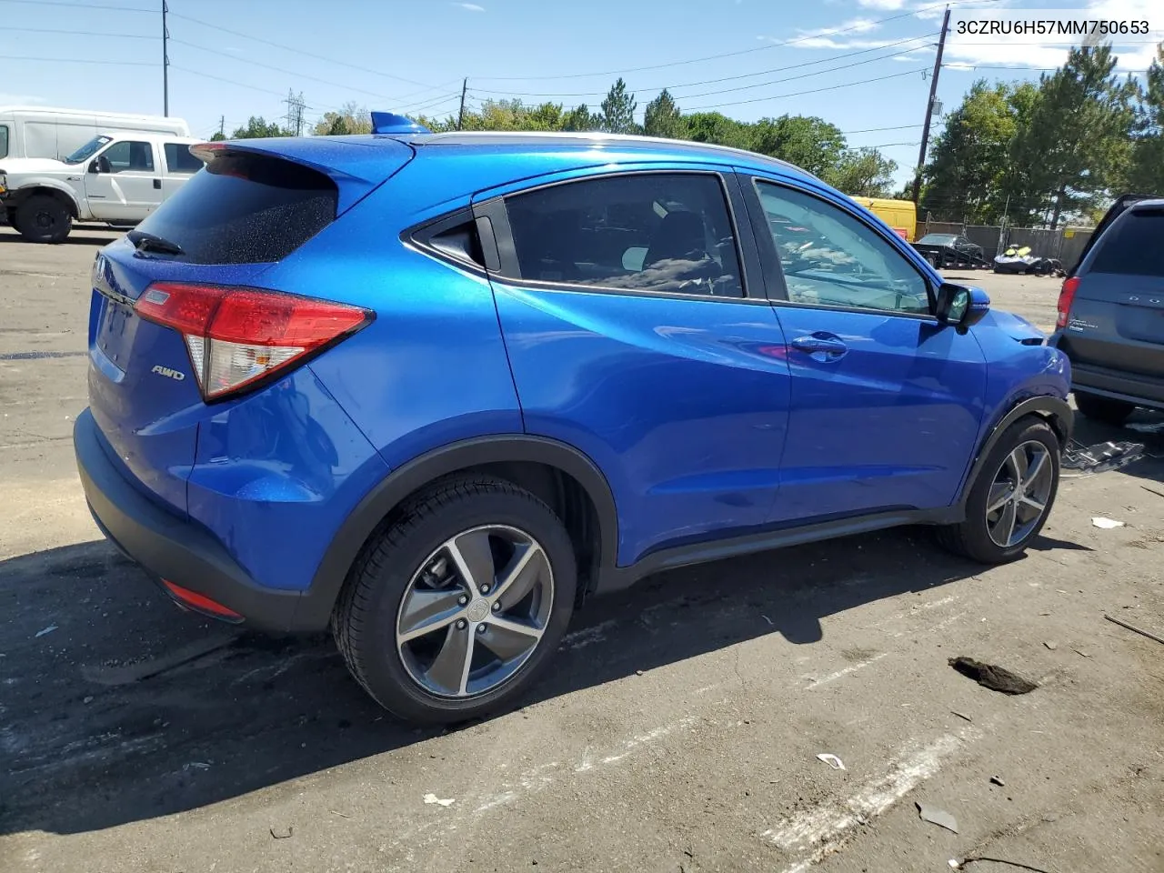 3CZRU6H57MM750653 2021 Honda Hr-V Ex