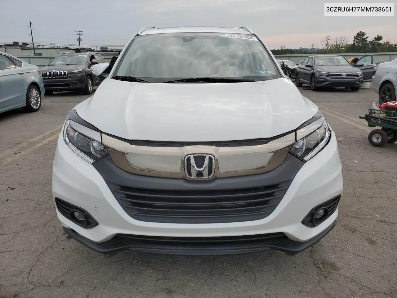 2021 Honda Hr-V Exl VIN: 3CZRU6H77MM738651 Lot: 69162994