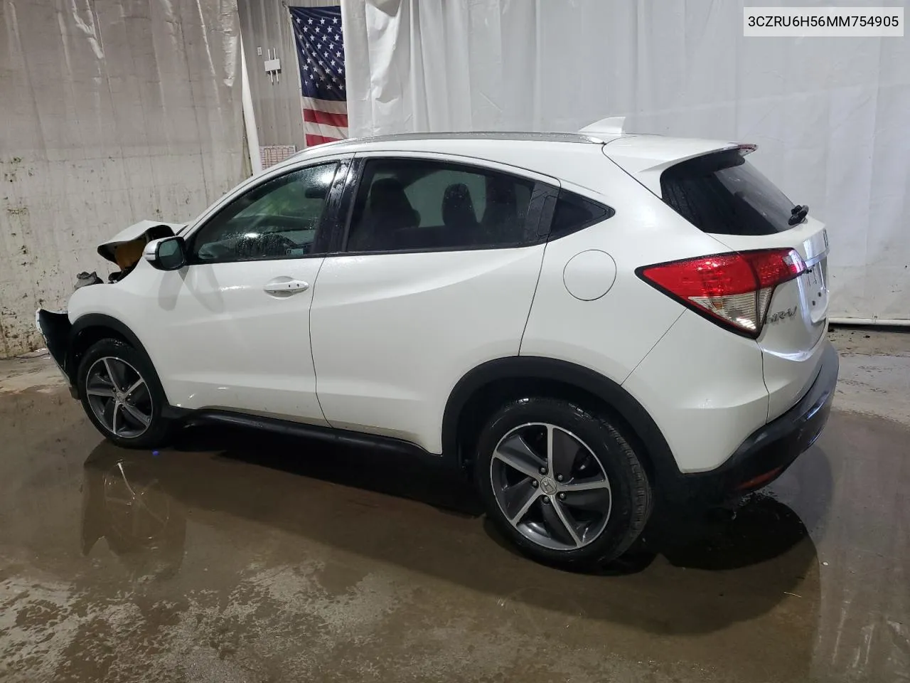 2021 Honda Hr-V Ex VIN: 3CZRU6H56MM754905 Lot: 69586744