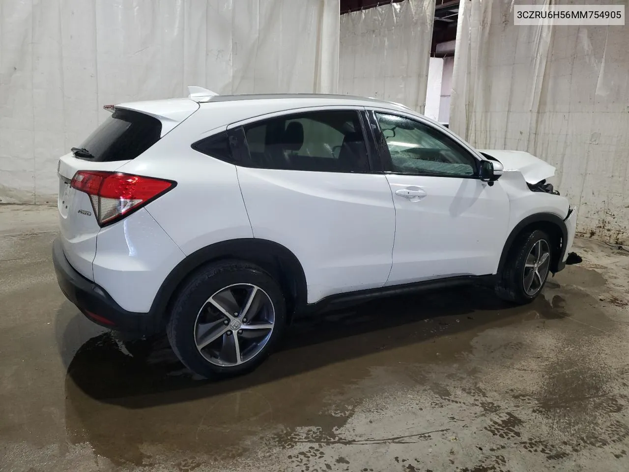 2021 Honda Hr-V Ex VIN: 3CZRU6H56MM754905 Lot: 69586744