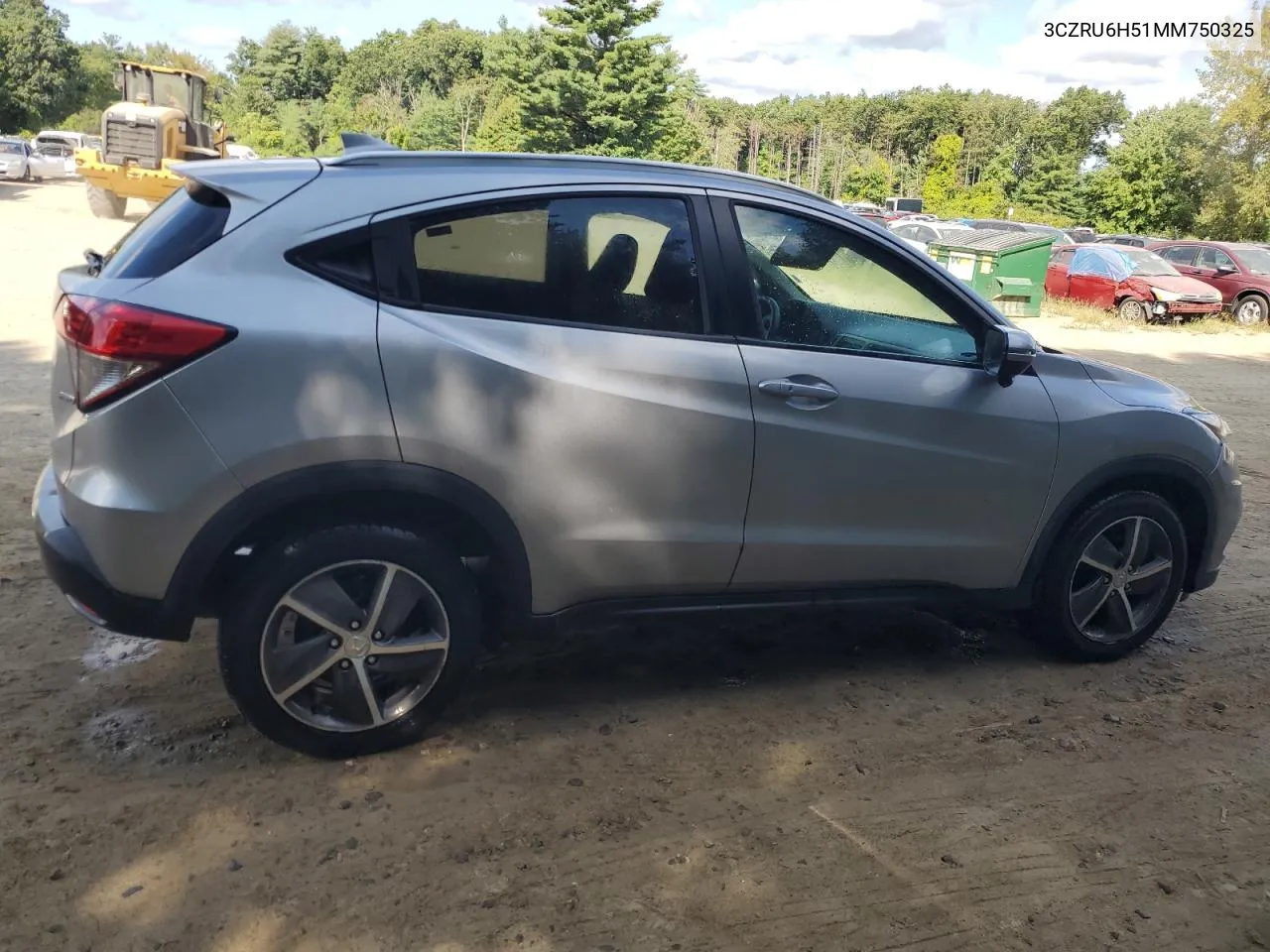 3CZRU6H51MM750325 2021 Honda Hr-V Ex