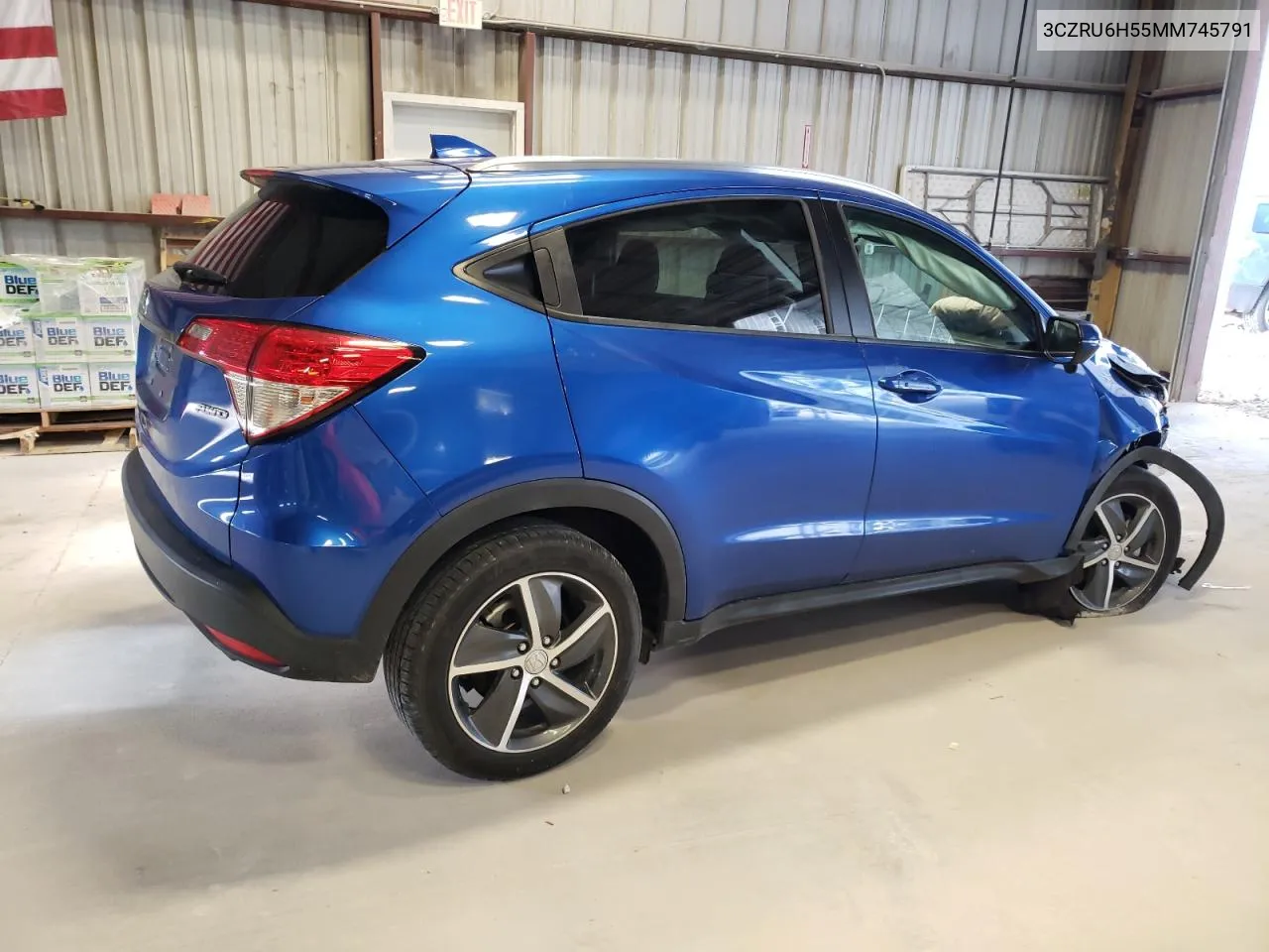 2021 Honda Hr-V Ex VIN: 3CZRU6H55MM745791 Lot: 69660764