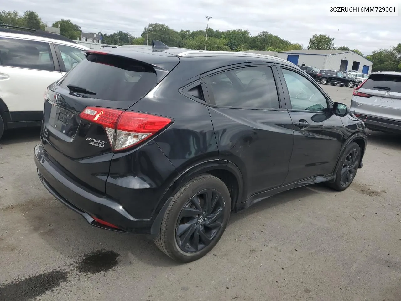 2021 Honda Hr-V Sport VIN: 3CZRU6H16MM729001 Lot: 69936384