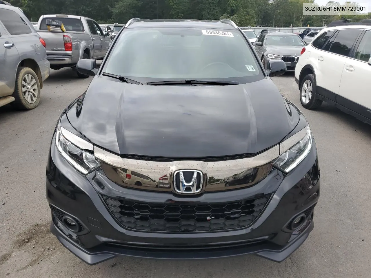 2021 Honda Hr-V Sport VIN: 3CZRU6H16MM729001 Lot: 69936384