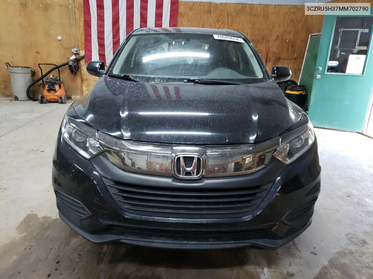 2021 Honda Hr-V Lx VIN: 3CZRU5H37MM702790 Lot: 70649654