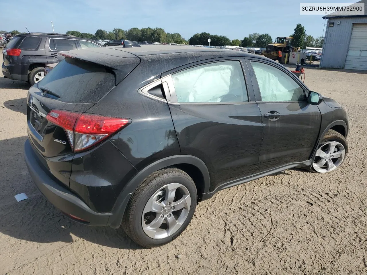 2021 Honda Hr-V Lx VIN: 3CZRU6H39MM732900 Lot: 70781834