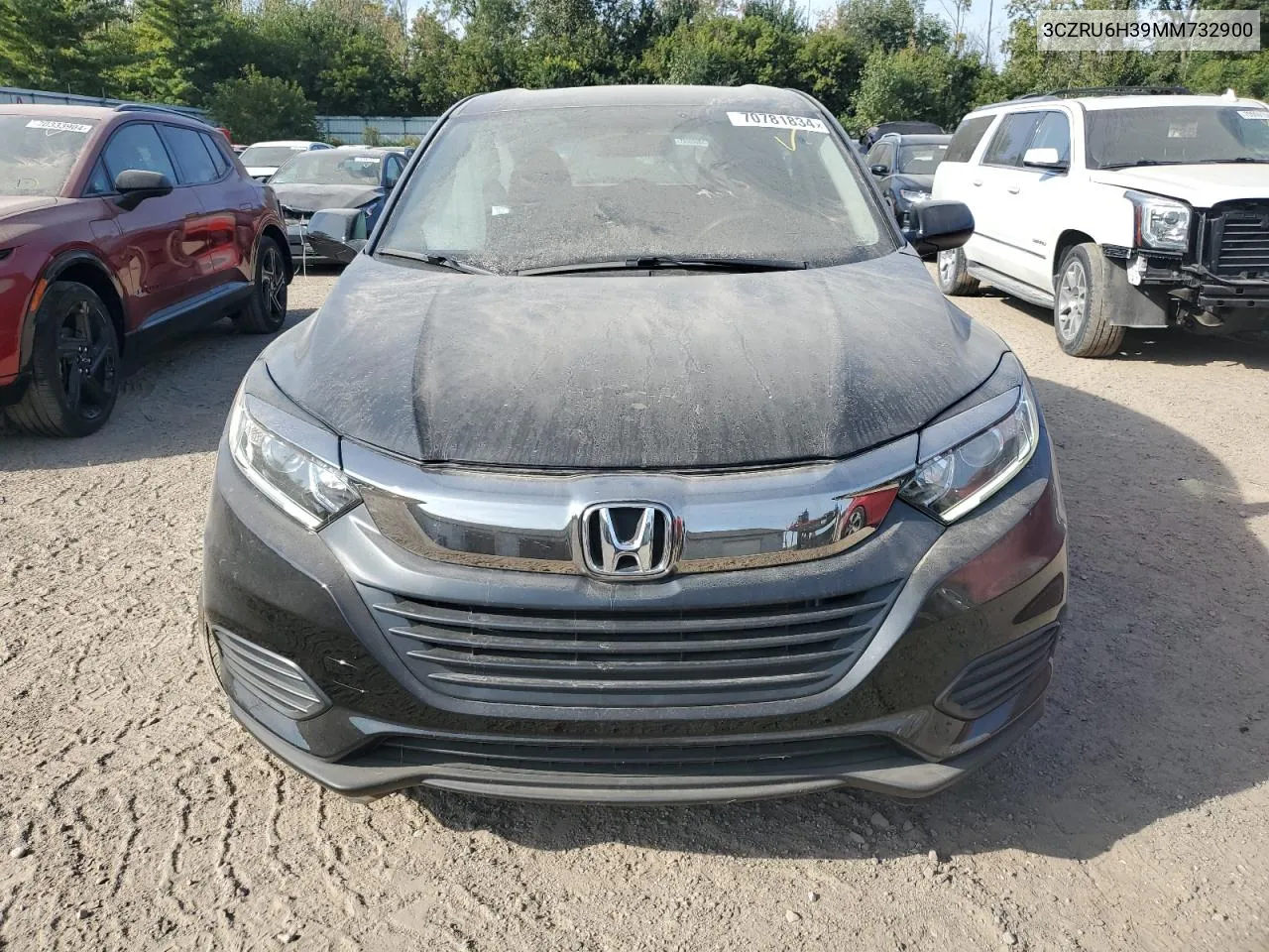 2021 Honda Hr-V Lx VIN: 3CZRU6H39MM732900 Lot: 70781834