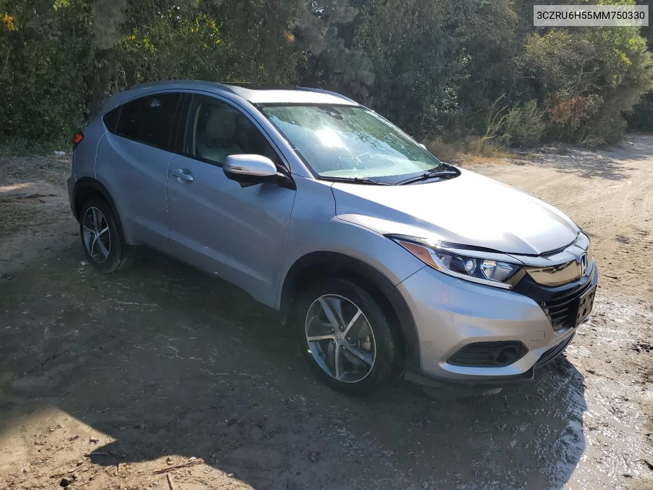 2021 Honda Hr-V Ex VIN: 3CZRU6H55MM750330 Lot: 71189494