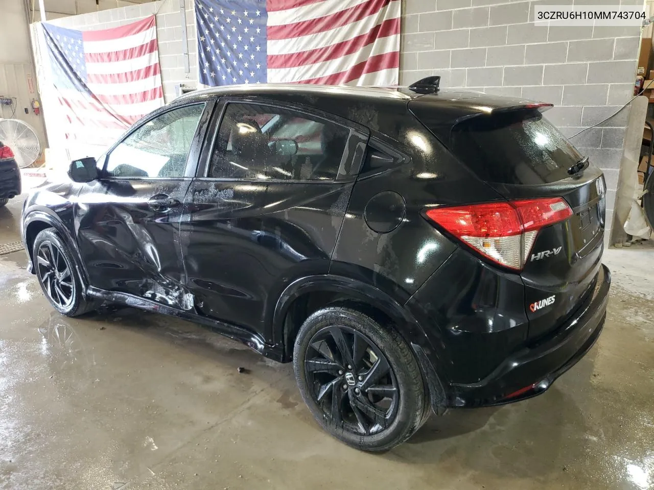 2021 Honda Hr-V Sport VIN: 3CZRU6H10MM743704 Lot: 71504984