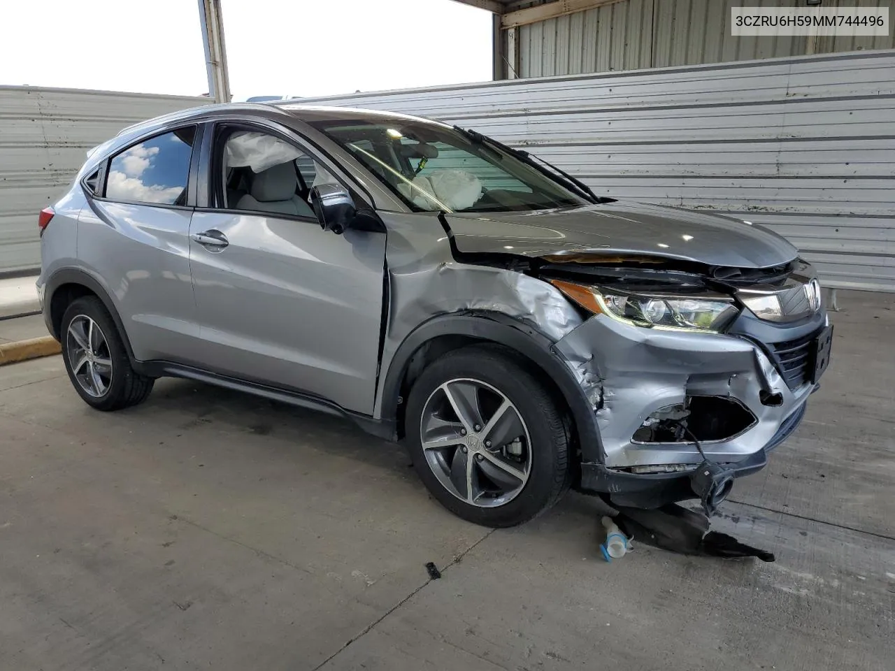 2021 Honda Hr-V Ex VIN: 3CZRU6H59MM744496 Lot: 72198944