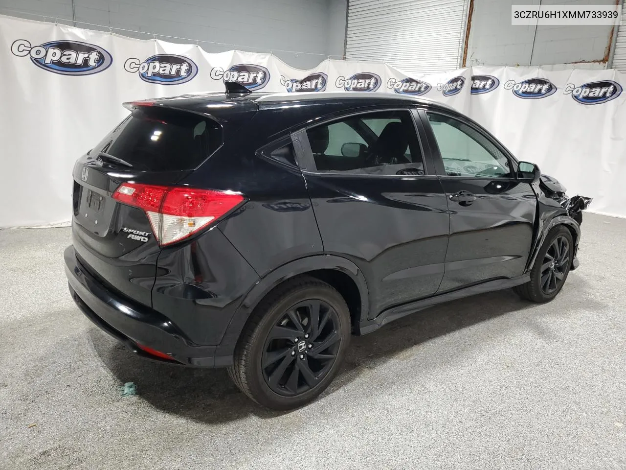 2021 Honda Hr-V Sport VIN: 3CZRU6H1XMM733939 Lot: 72557354