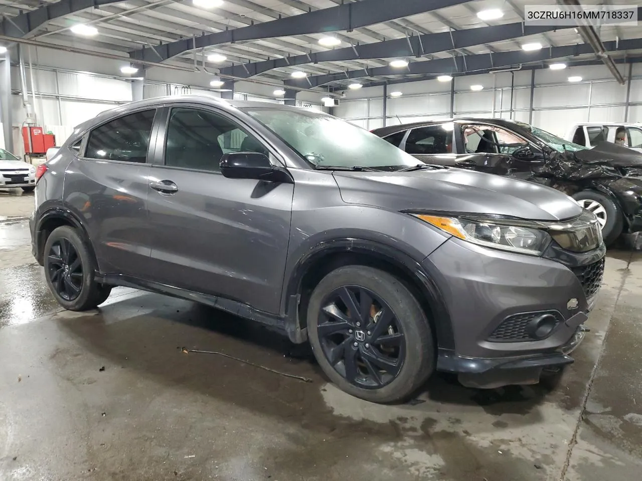 2021 Honda Hr-V Sport VIN: 3CZRU6H16MM718337 Lot: 72669104