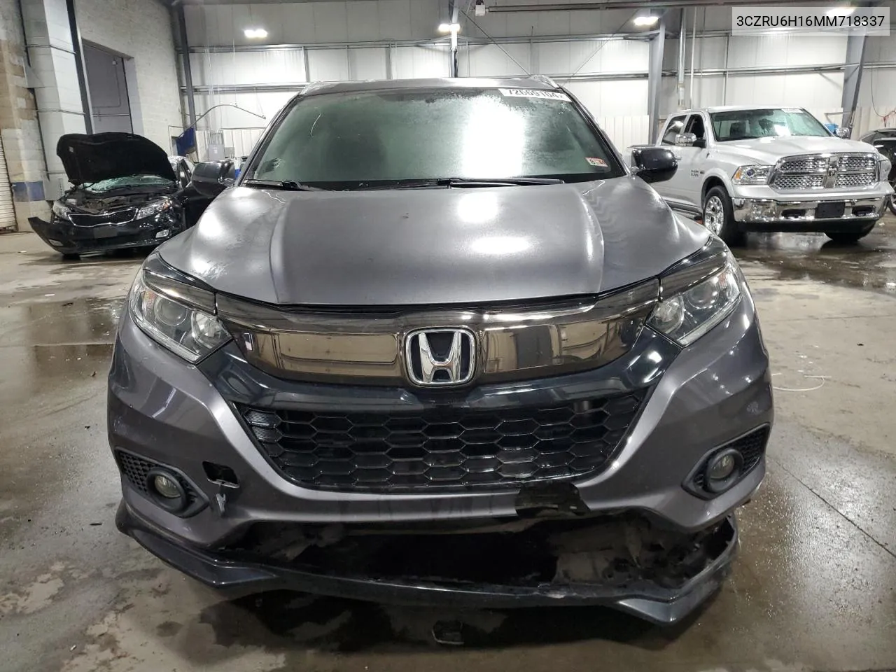 2021 Honda Hr-V Sport VIN: 3CZRU6H16MM718337 Lot: 72669104