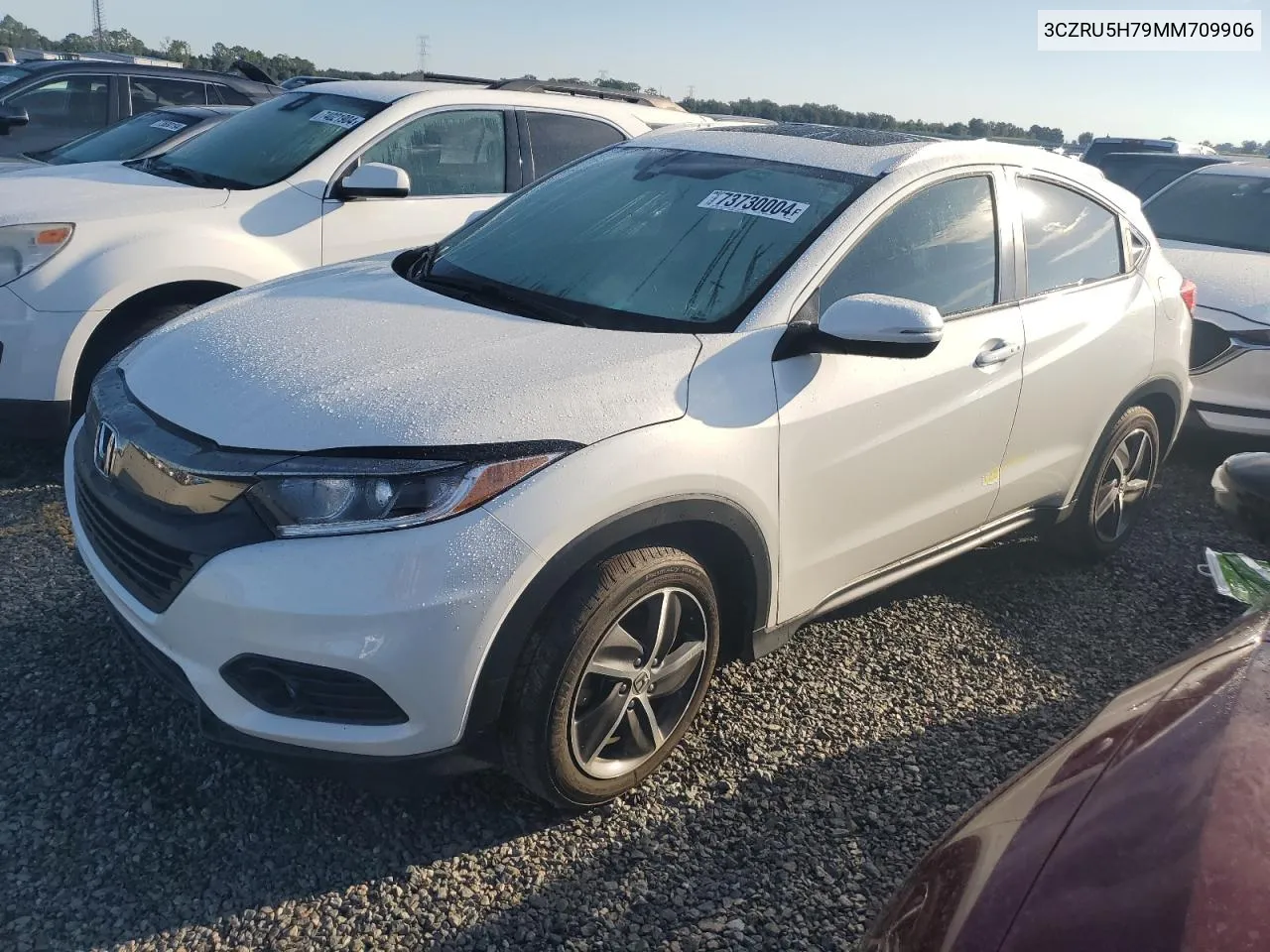 2021 Honda Hr-V Exl VIN: 3CZRU5H79MM709906 Lot: 73730004