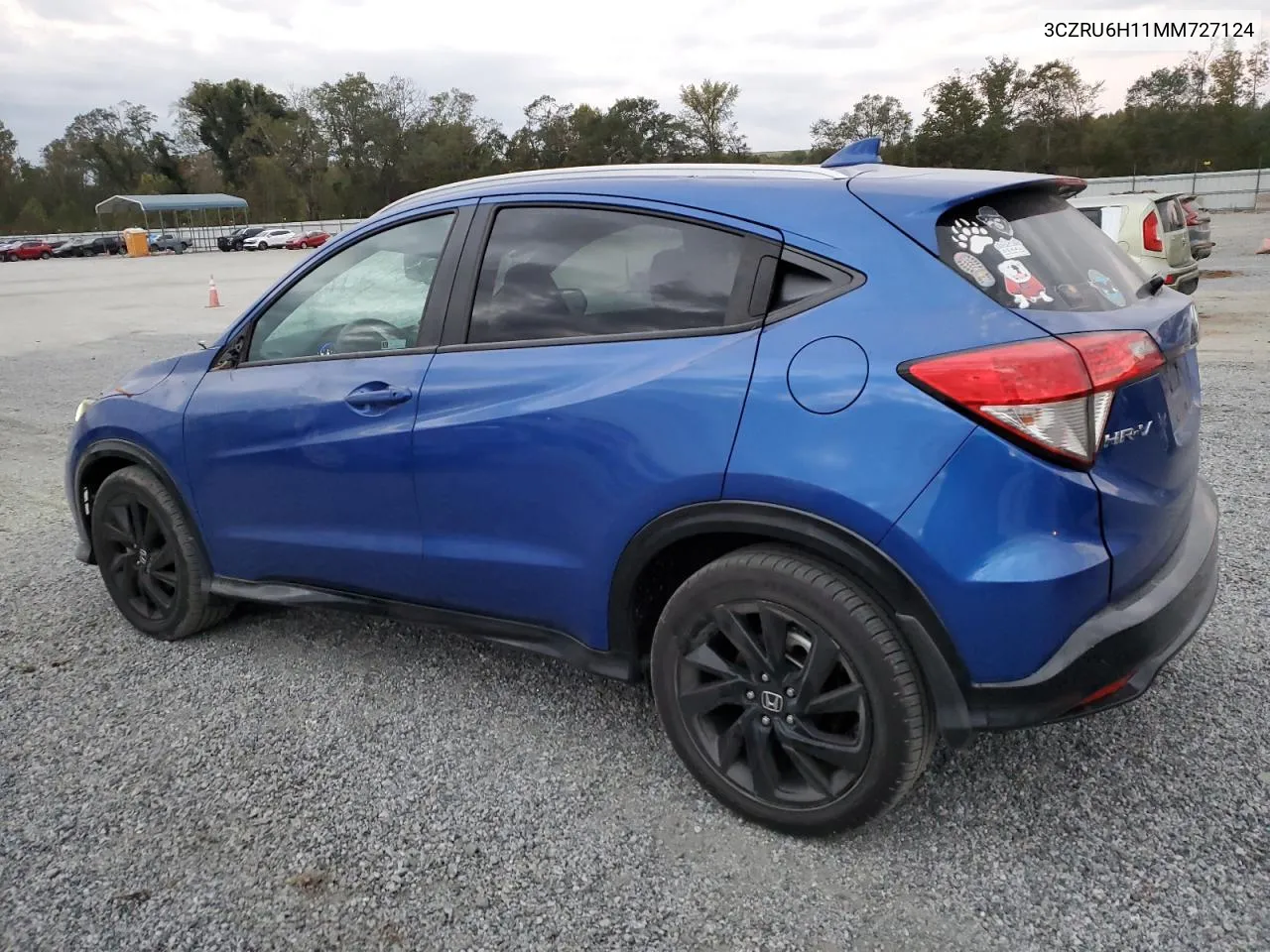 2021 Honda Hr-V Sport VIN: 3CZRU6H11MM727124 Lot: 75161134