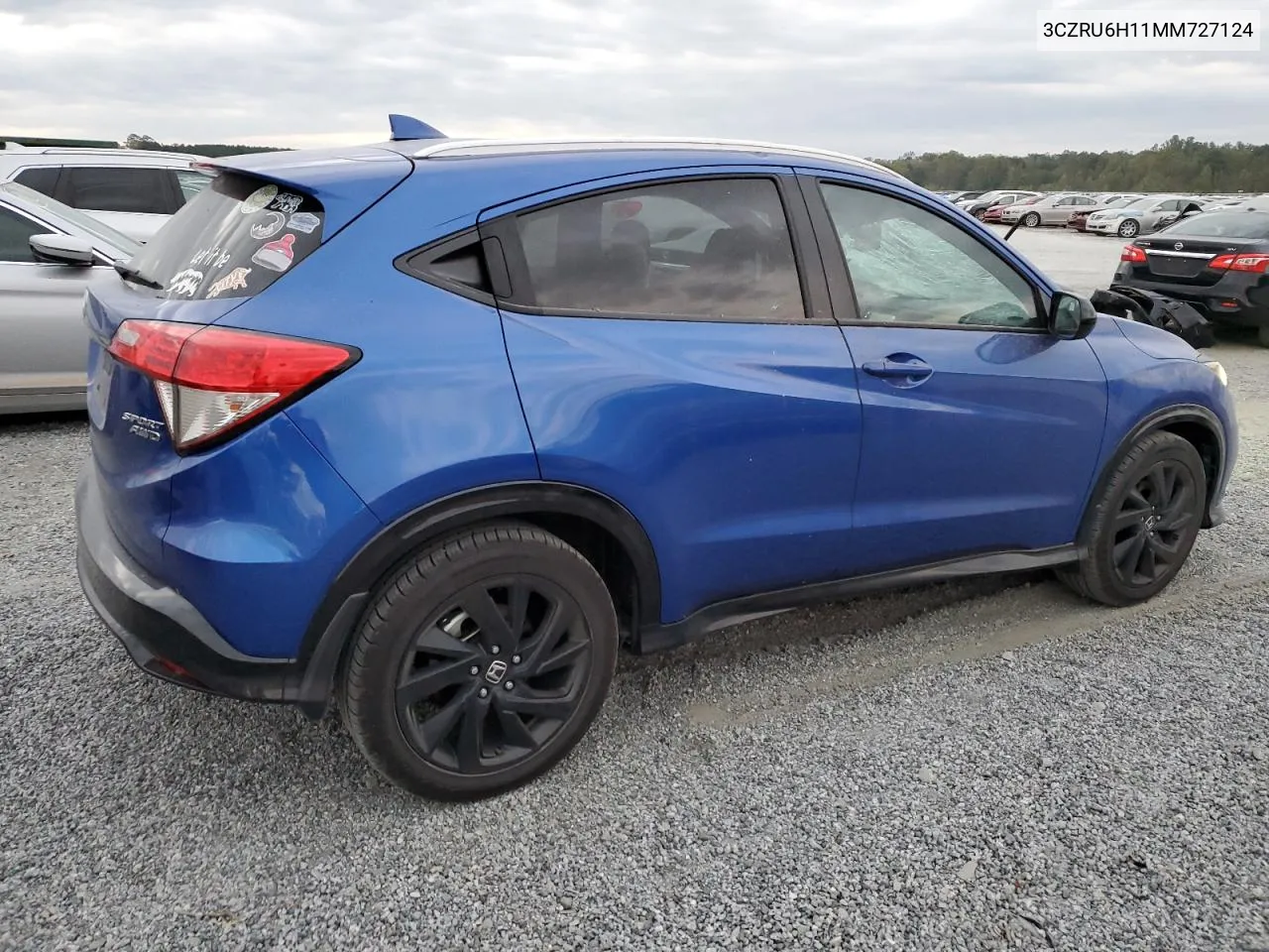 2021 Honda Hr-V Sport VIN: 3CZRU6H11MM727124 Lot: 75161134