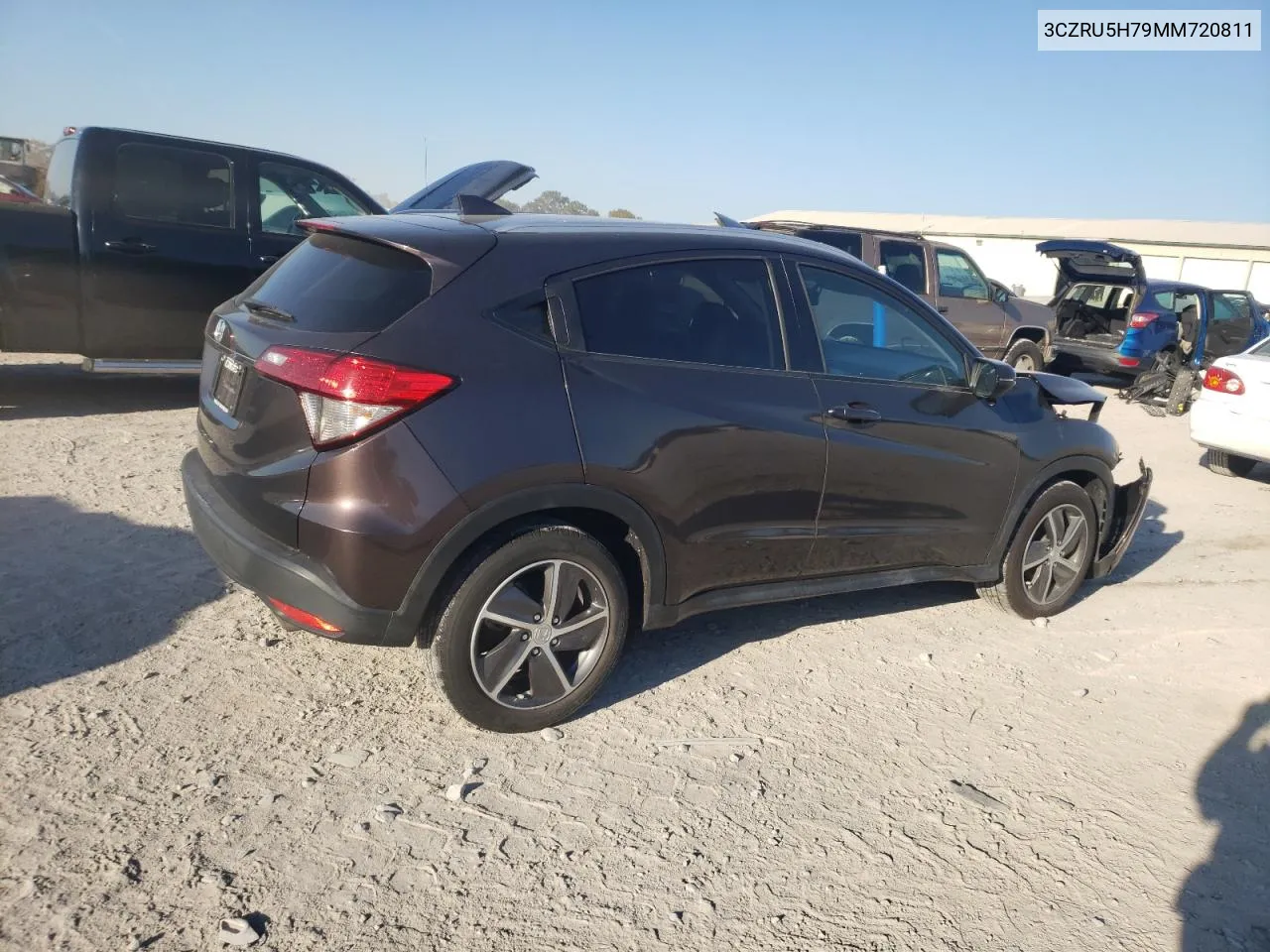 2021 Honda Hr-V Exl VIN: 3CZRU5H79MM720811 Lot: 76753734