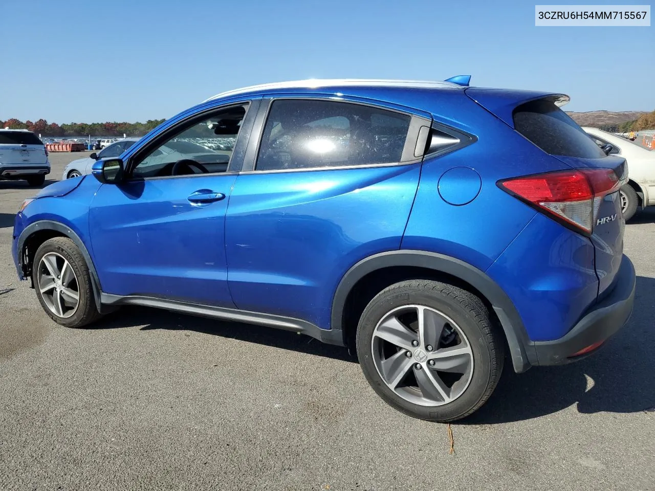 2021 Honda Hr-V Ex VIN: 3CZRU6H54MM715567 Lot: 76985694