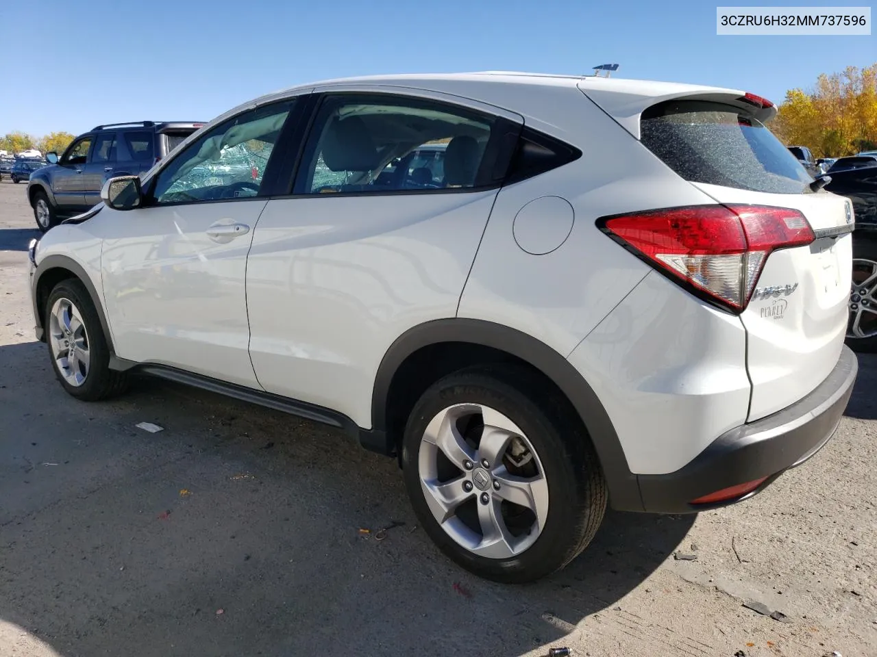 2021 Honda Hr-V Lx VIN: 3CZRU6H32MM737596 Lot: 77353124