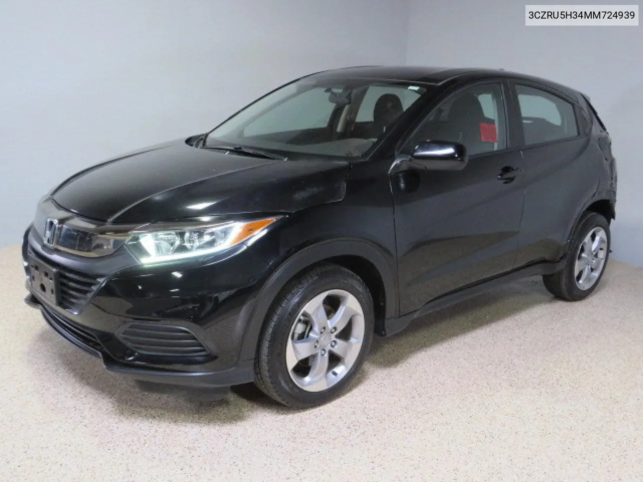 2021 Honda Hr-V Lx VIN: 3CZRU5H34MM724939 Lot: 77467064