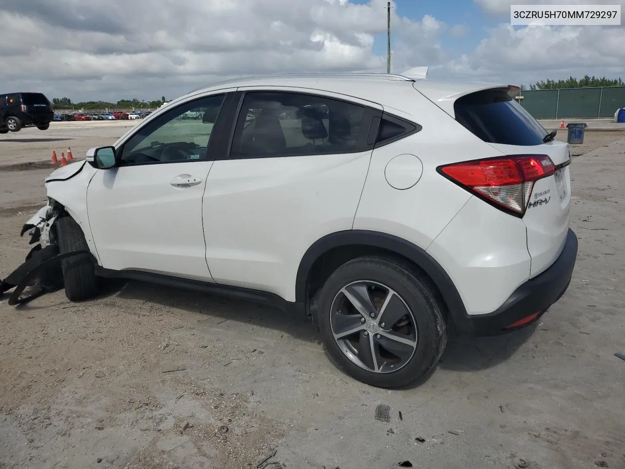 3CZRU5H70MM729297 2021 Honda Hr-V Exl