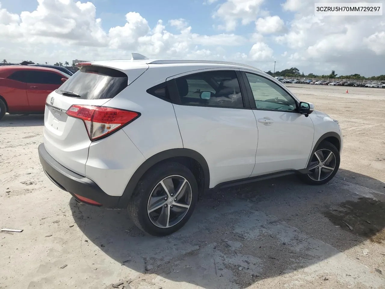 2021 Honda Hr-V Exl VIN: 3CZRU5H70MM729297 Lot: 77499144