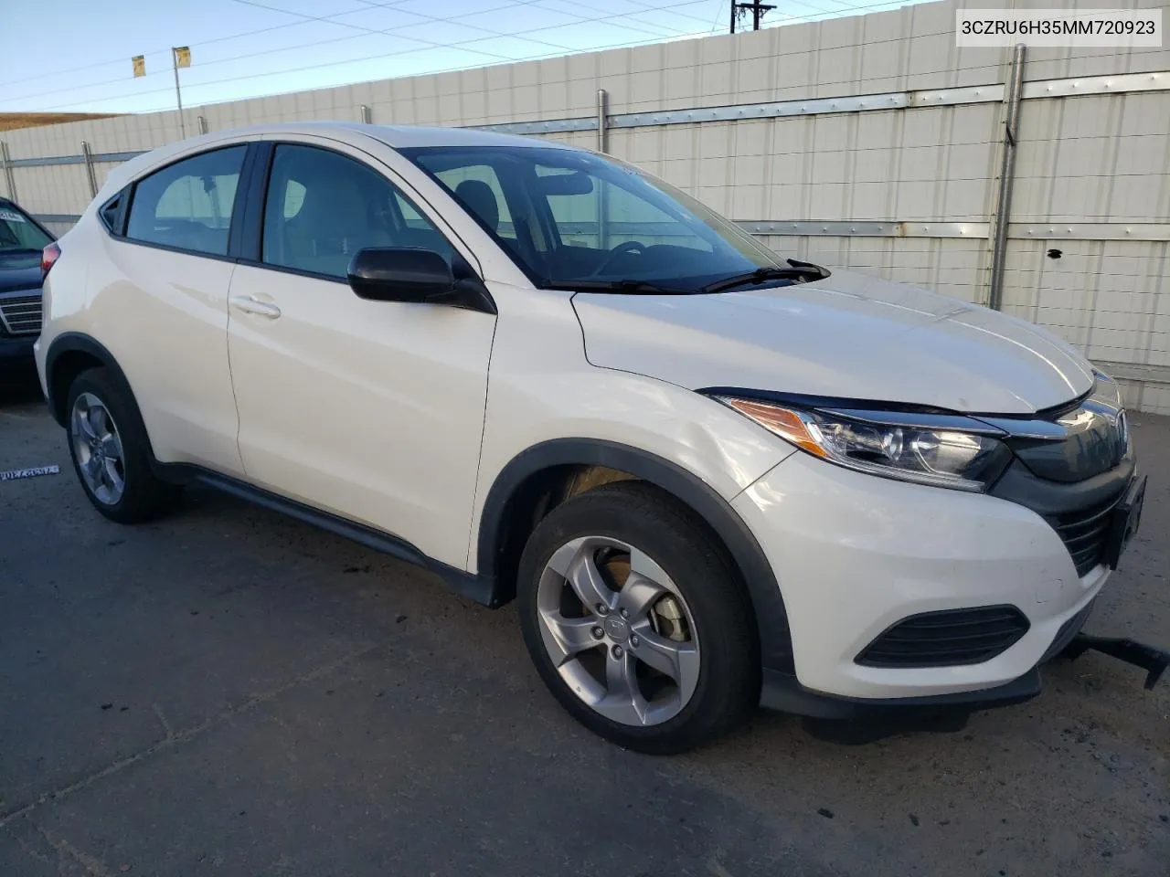 2021 Honda Hr-V Lx VIN: 3CZRU6H35MM720923 Lot: 77585914