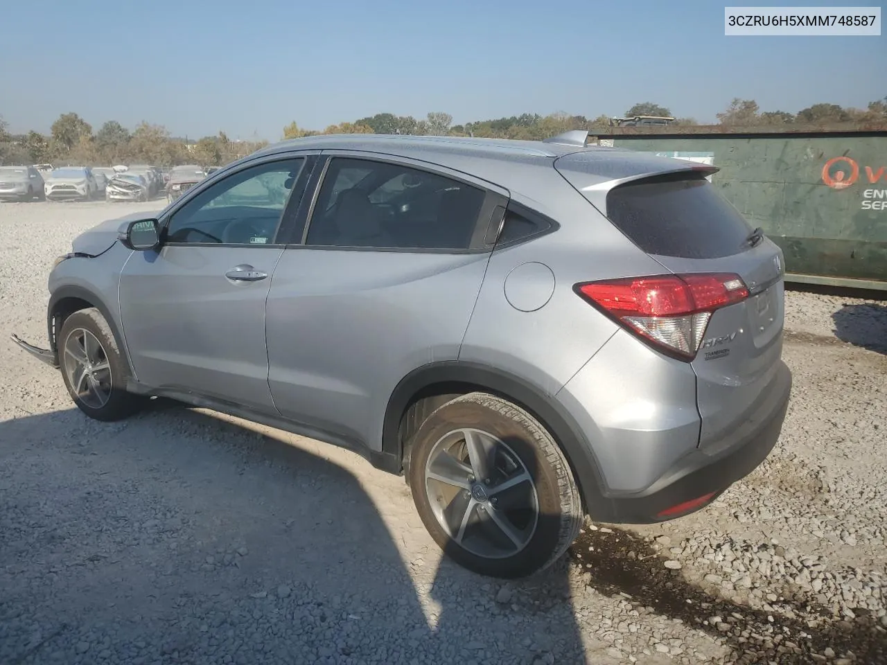 2021 Honda Hr-V Ex VIN: 3CZRU6H5XMM748587 Lot: 77670204