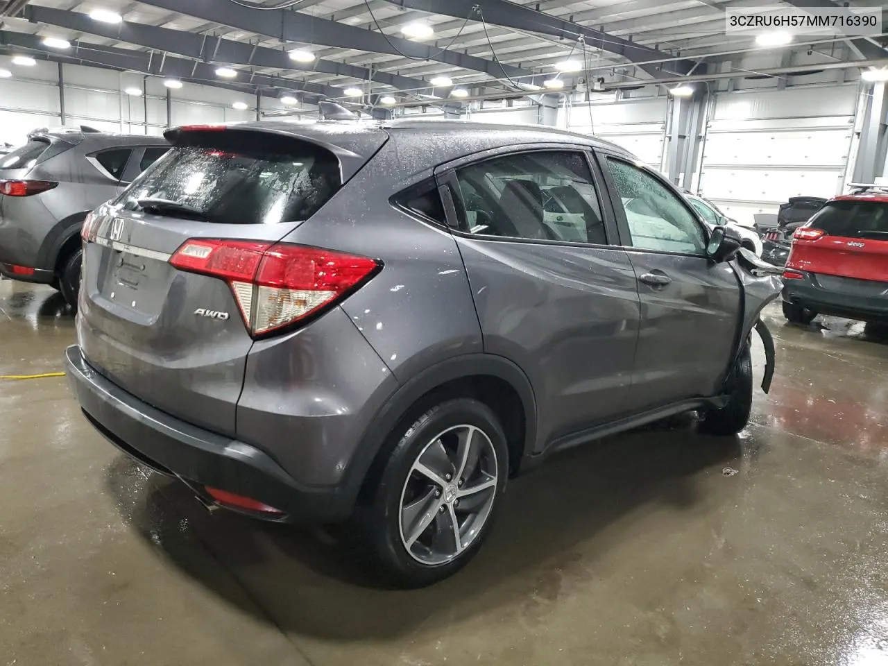 2021 Honda Hr-V Ex VIN: 3CZRU6H57MM716390 Lot: 78237104